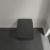 унитаз villeroy&boch memento 2.0 4633r0r7 подвесной, безоботквый, без сиденья, pure black с ceramicplus