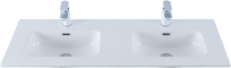 Раковина 120 см Aquanet Flat 00254367 (двойная) белая