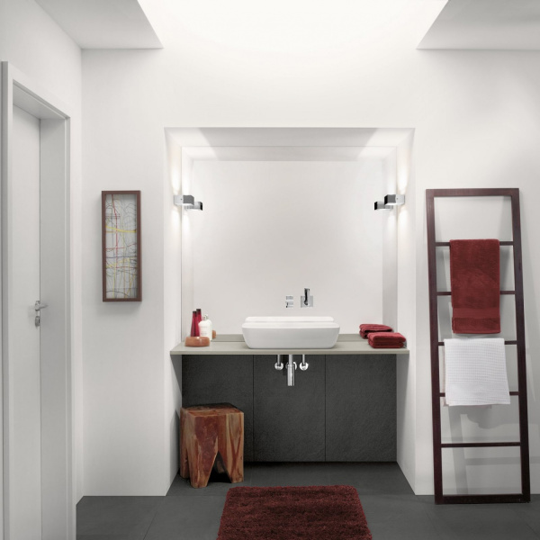 раковина villeroy & boch artis 417258rw накладная, 58x38 см, stone white (белый матовый) с покрытием ceramicplus