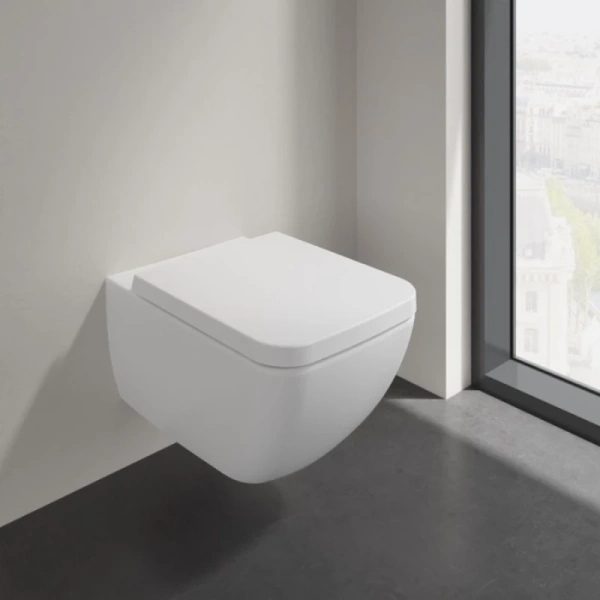 унитаз подвесной villeroy & boch venticello 4611r0rw белый камень