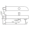 излив для ванны 190 мм jaquar alive spj-chr-85463