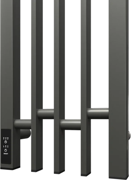 полотенцесушитель point фрея pn20738gb электрический, 18x80 см, графит блеск