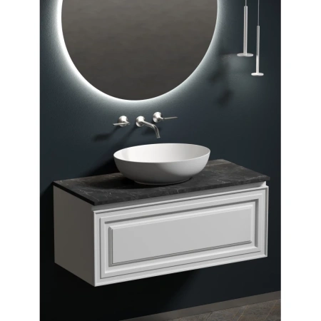 столешница под раковину sancos 100 tt100a1 black sky