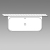 акриловая ванна duravit happy d.2 plus 180x80, черная (7004518)