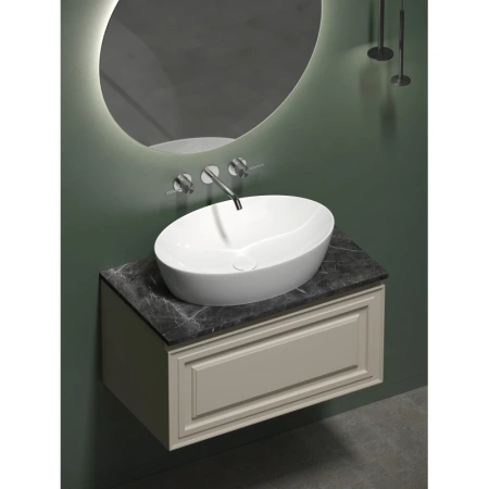 тумба под раковину sancos very 80 vr80ce подвесная beige soft