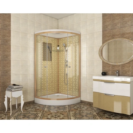 душевая кабина niagara luxe 100x100 ng-7702g без гидромассажа