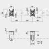 скрытая часть quadro design fixkit in010/1 смесителя для раковины, не окрашен