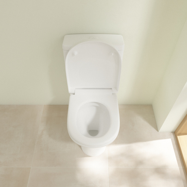 унитаз компакт villeroy&boch o.novo 5689r001 без бачка и сиденья