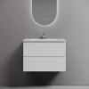 тумба под раковину sancos folk fl70w 69 см, подвесная, белый матовый