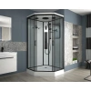 душевая кабина niagara premium 90x90 ng-6901-01gd black с гидромассажем