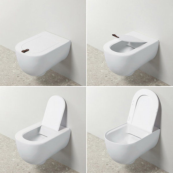 artceram artceram the one унитаз 35x52см., подвесной, rimless, цвет: foresta