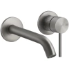 Смеситель Gessi Gessi316 54186#239 для раковины, встраиваемый, внешняя часть, цвет STEEL BRUSHED