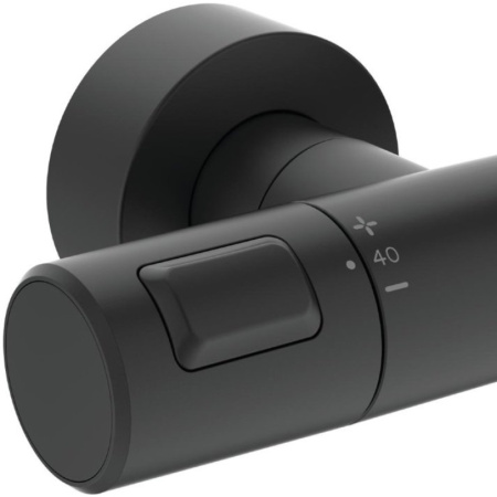 душевая система ideal standard ceratherm t25 a7546xg термостатическая, черный матовый