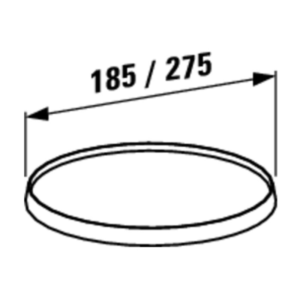 Съемный диск Laufen Kartell 3.9833.5.084.001.1 для смесителя и аксессуаров d 185 мм