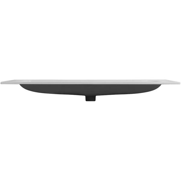 раковина cezares eco czr-8073-120 121x46 см, накладная, белый