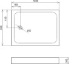 душевой поддон gemy st13t 120×80 см
