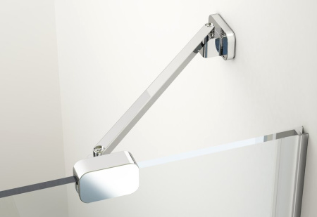 душевой уголок ravak brilliant bsrv4-90 1uv77a00z1 профиль хром, стекло прозрачное