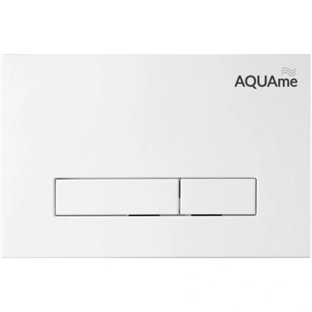 Кнопка смыва AQUAme AQM4103W для инсталляции, белый матовый