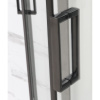 душевая кабина frank f400 black без крыши 100х100