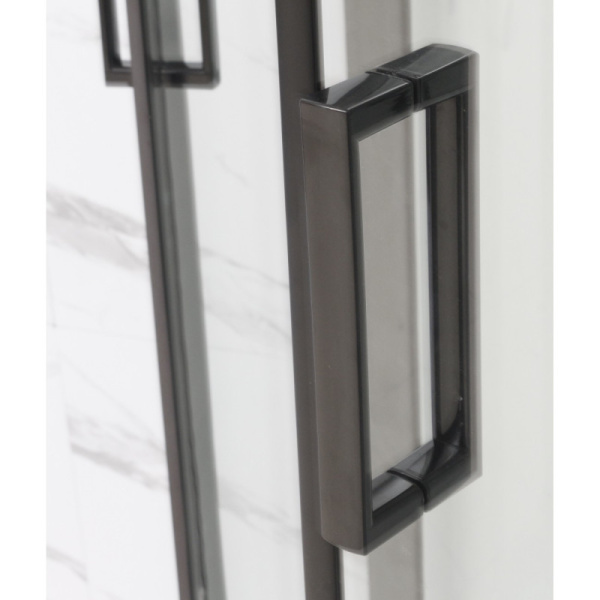 душевая кабина frank f420 black без крыши 120х120