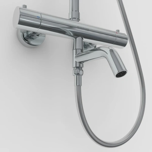 душевая система berges kalisto 3r 075021 250 мм, с термостатом, хром