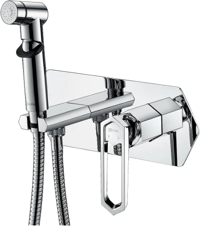 Гигиенический душ Lemark Prizma LM3919C со смесителем, С ВНУТРЕННЕЙ ЧАСТЬЮ