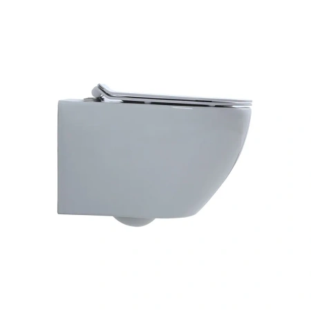 унитаз nemo 817b-3 подвесной, безободковый, крышка микролифт, glossy white