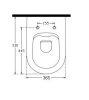 сиденье для унитаза с микролифтом isvea infinity 40kf0522i-s