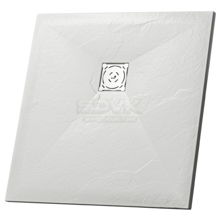 Душевой поддон из искусственного камня RGW STT ST-0088W 80×80x2,5 белый