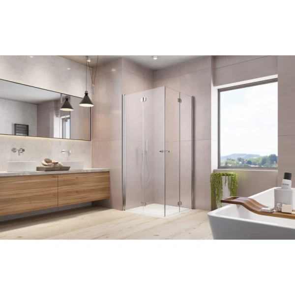 душевой уголок radaway eos kdd b 100×100 137323-01-01 прозрачное