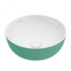 Раковина Villeroy & Boch Artis 417943BCW4 накладная, Ø43 см, Sencha (зеленый чай) с покрытием CeramicPlus