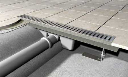 душевой лоток alcaplast apz1 300 с опорами