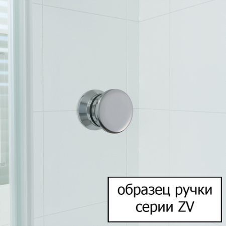 шторка на ванну vegas glass zv 150 01 10 профиль белый, стекло сатин