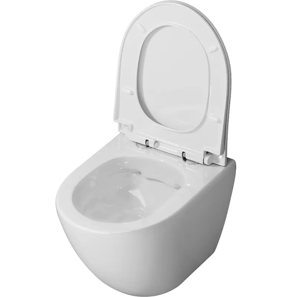 унитаз niagara vista ng-9302 подвесной, безоботковый, с сиденьем микролифт, белый