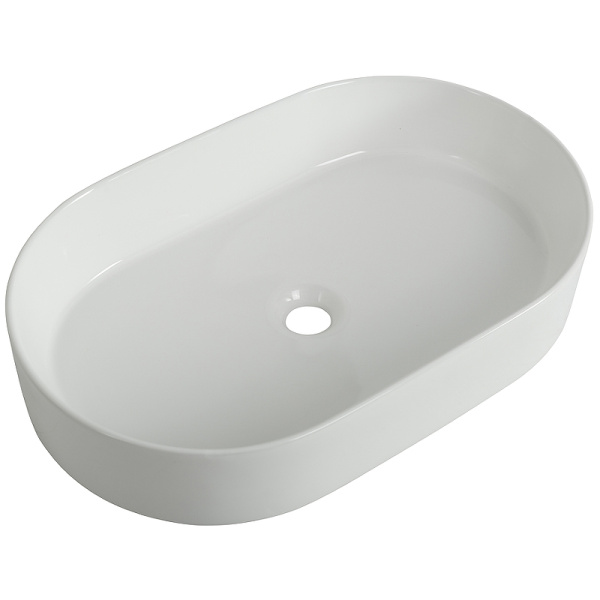 раковина накладная 61х38.5 belbagno bb1479, белая.