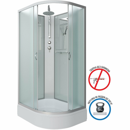 душевая кабина niagara classic 90х70 l ng-33974-14lbkt без гидромассажа