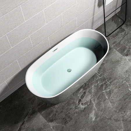 акриловая ванна cerutti spa resia 168x73 7388 белая