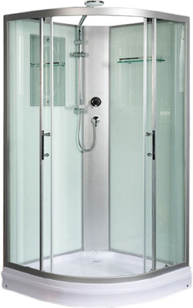 Душевая кабина WeltWasser WW500 Werra 901 90x90 10000003223 профиль Хром стекло прозрачное