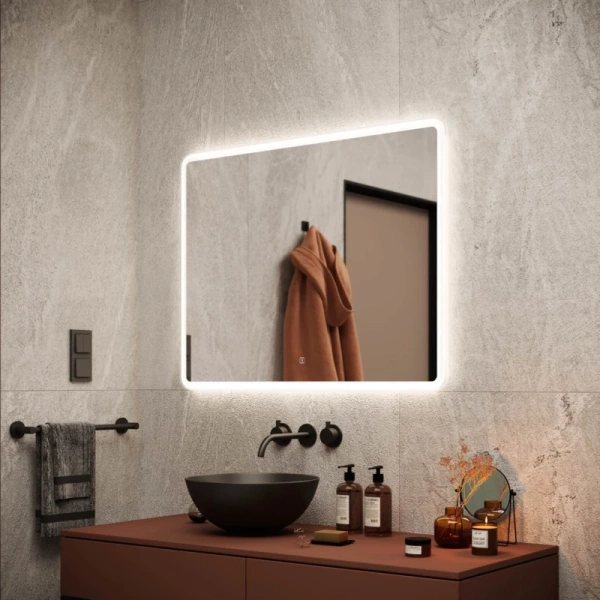 зеркало sancos arcadia 900х700 с подсветкой, арт. ar900