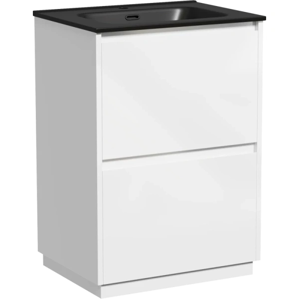 тумба под раковину sancos libra floor 60 lb60fw белый глянец