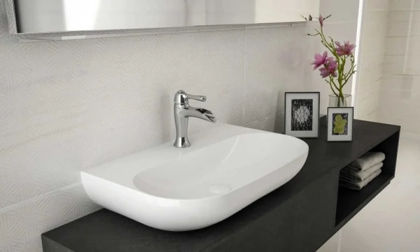 раковина в ванную накладная bien vokha mdls07001fd1w5000 70 см, белая