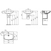 Полупьедестал для раковины Ideal Standard I.Life A T471301