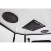 душевая кабина niagara premium 100x100 ng-6902-01g black с гидромассажем