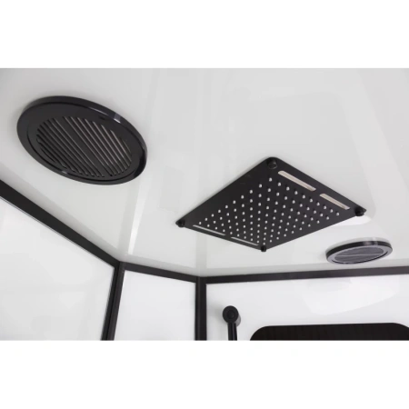душевая кабина niagara premium 100x100 ng-6902-01g black с гидромассажем