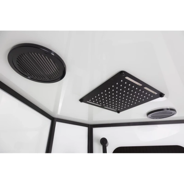 душевая кабина niagara premium 100x100 ng-6902-01g black с гидромассажем