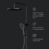 душевая система am.pm inspire v2.0 f0750a522 с термостатом, цвет черный матовый