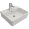 Раковина накладная Bocchi Milano 50 1216 Белая глянцевая