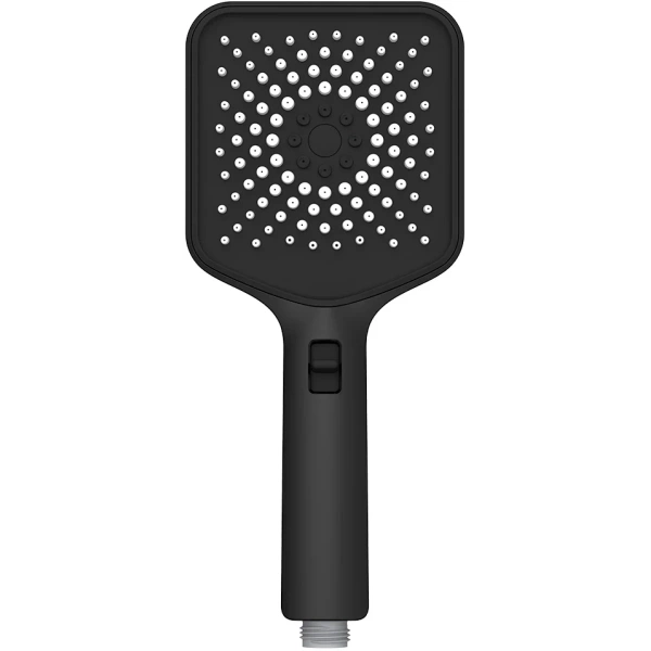 душевая лейка aquame aqm8502b 120 мм, 3 режима, черный