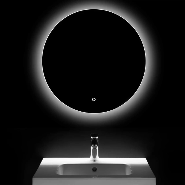 Зеркало Roca Luna ZRU9307557 60x60 см, с LED-подсветкой, сенсорным выключателем, диммером