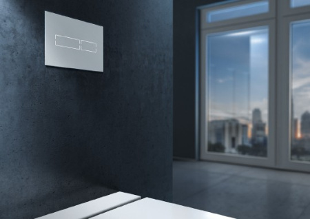 кнопка для инсталяции tece lux mini 9240960 сенсорная цвет белый